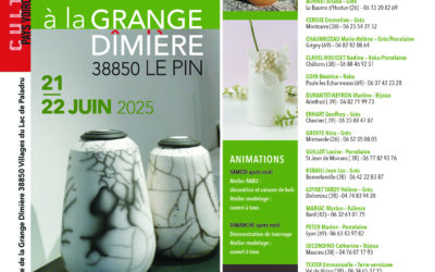 Marché potier à Le Pin (38) Grange Dimière